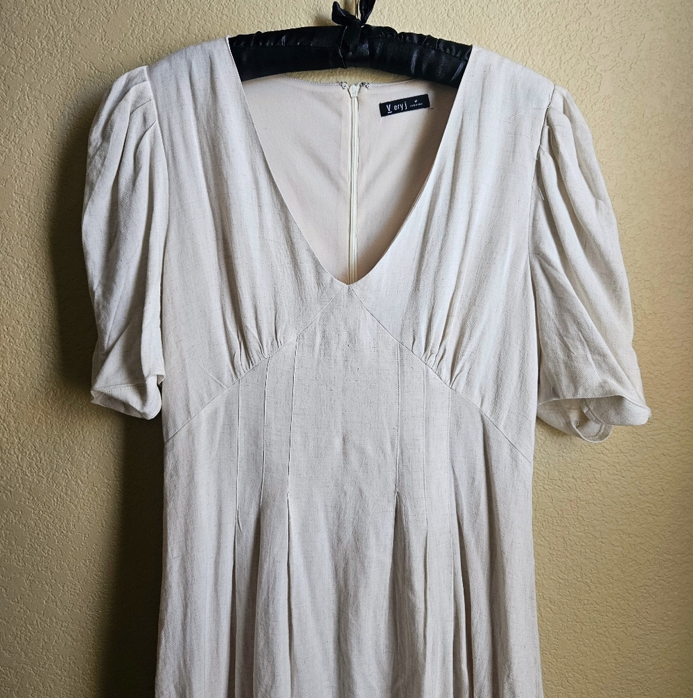 adored vintage beige dress